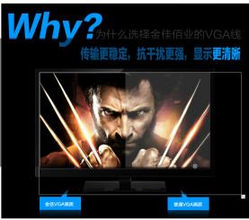选购VGA线，认准金佳佰业VGA线