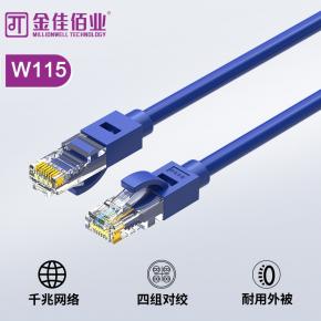 金佳佰业 六类网线 蓝色、贝吉色 W115